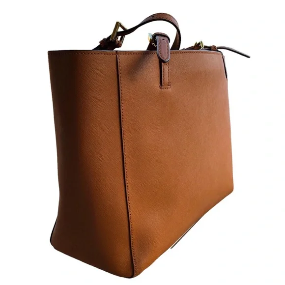 Tory Burch Cardamom Extra Large Zippered Tote Excellent Condition HP - Picture 6 of 17